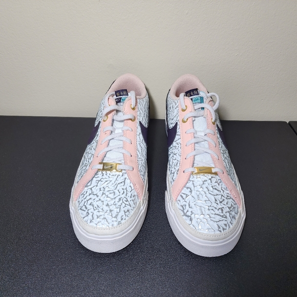 Nike Court Legacy SDC White Pink Serena Williams DJ1454-100 Women's Size 11 - Picture 7 of 11